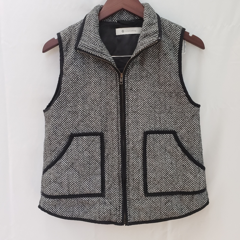 The Impeccable Pig - Vest - Blk/Gry - Sz M
